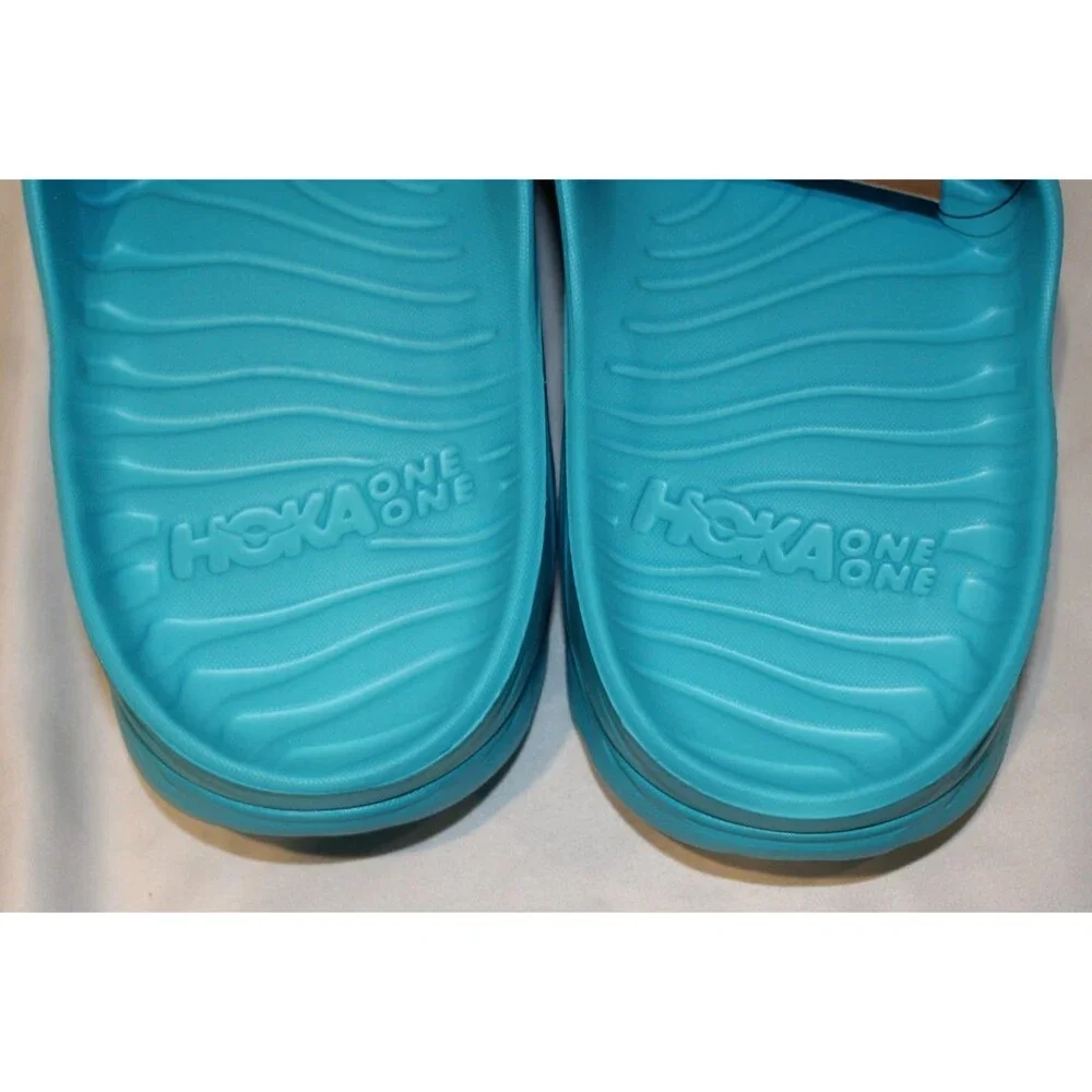 HOKA Men's U Ora Recovery Slide Sandal ROYAL‎ BLUE SZ 14